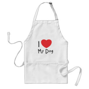 Tablier J'aime mon chien