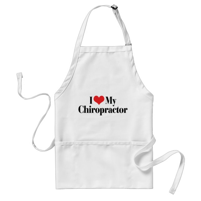 Tablier J'aime mon chiropracteur (Devant)
