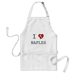 Tablier J'aime Naples Vintage Italien