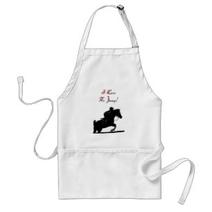 Tablier J'Aime Sauter Hunter Jumper Horse Apron