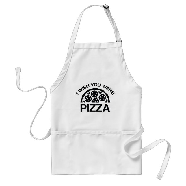 Tablier J'Aimerais Que Vous Étiez Pizza (Devant)