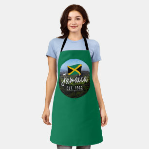 Tablier "Jamaïque Est. Montagnes Bleues 1962 Avec Drapeau