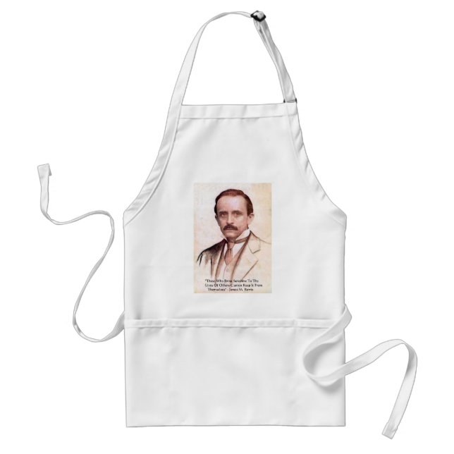 Tablier James M Barrie "Répandre la Joie" Citation Cadeaux (Devant)