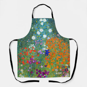 Tablier Jardin aux fleurs Gustav Klimt