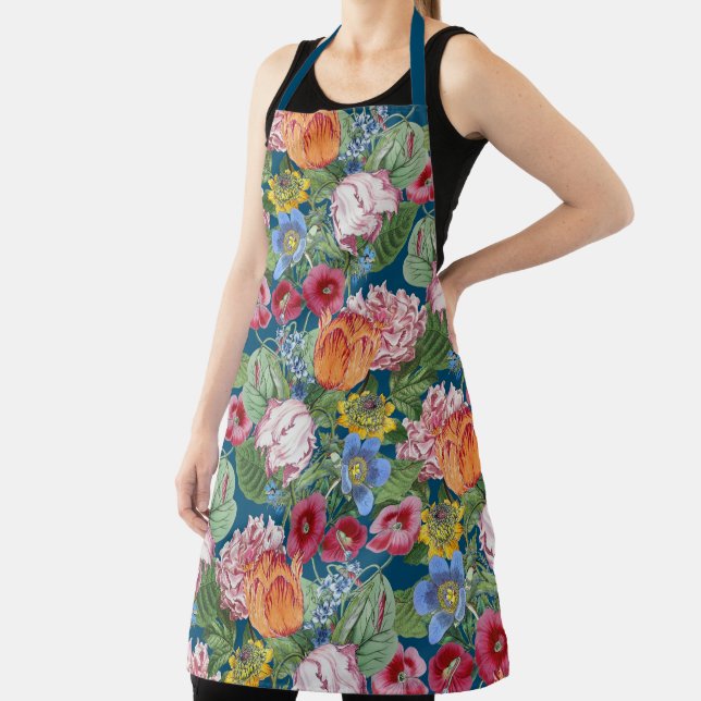 Tablier Jardin aux fleurs printanières (Insitu)