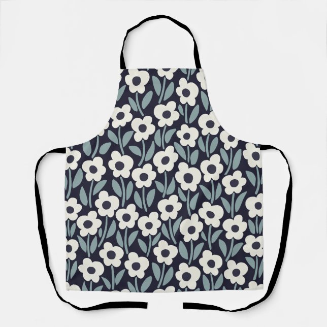 Tablier Jardin de Chalkflower Humeur de Minuit (Recto)