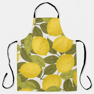 Tablier Jardin de citron : papier peint Vintage sans fin