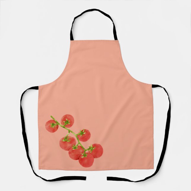 Tablier Jardin de légumes d'été Tomato tendance (Recto)