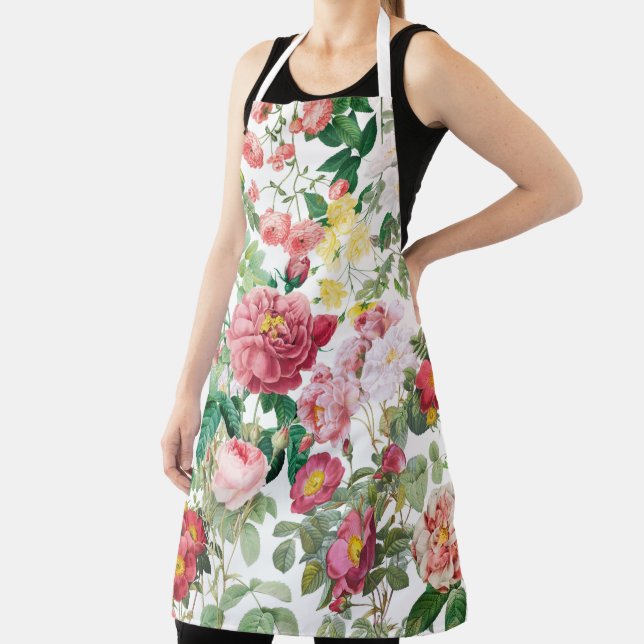 Tablier Jardin de printemps Vintage Rose (Insitu)