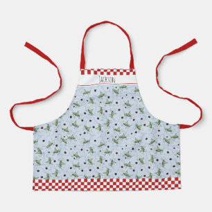 Tablier Jardin pour enfants Vert, Bleu et Rouge