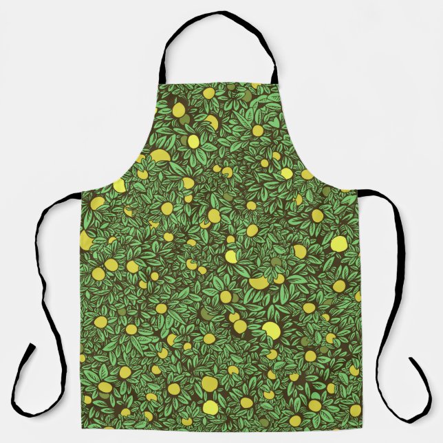 Tablier Jardin riche en fruits verts (Recto)