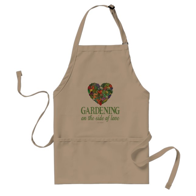 Tablier Jardinage du côté de l'amour (Devant)