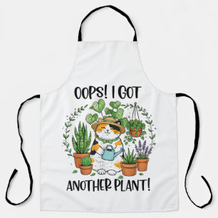 Tablier Jardinage Plantation Chat Oups J'ai Encore Une Pla