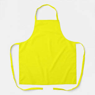 Tablier Jaune fou PERSONNALISABLE