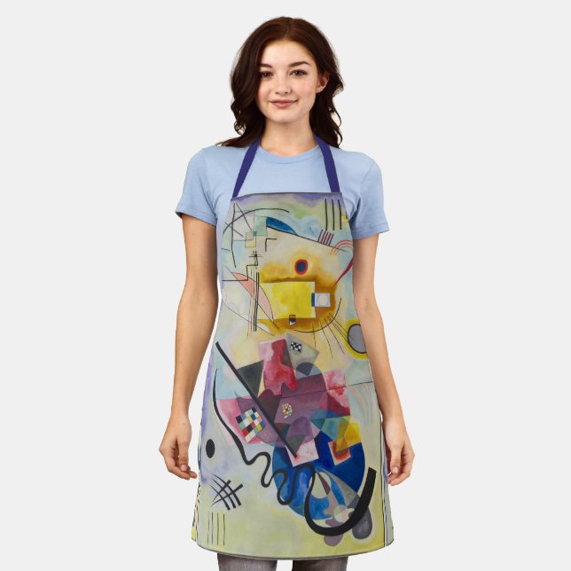 Tablier Jaune, Rouge, Bleu de Wassily Kandinsky (Porté)