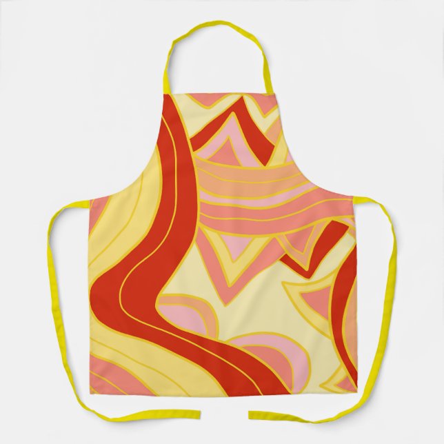 Tablier Jaunes Groovy (Recto)