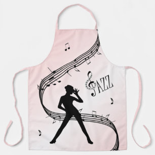 Tablier Jazz Dance Pink Music Apron