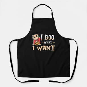 Tablier Je Boo Ce Que Je Veux Chat Drôle Halloween