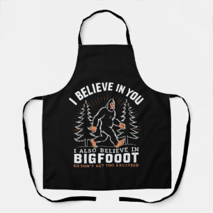 Tablier Je Crois En Vous Mais Je Crois Aussi En Bigfoot