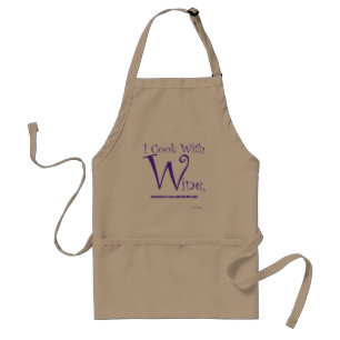 Tablier "Je Cuis Avec Du Vin" Apron Standard