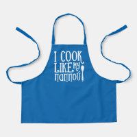 Je cuisine comme mon Pappou Grec bleu Apron