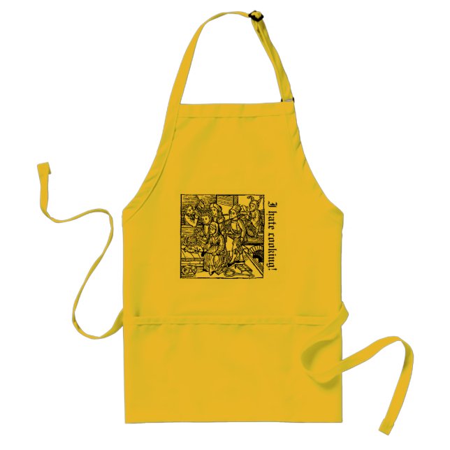 Tablier Je déteste la cuisine ! (Devant)