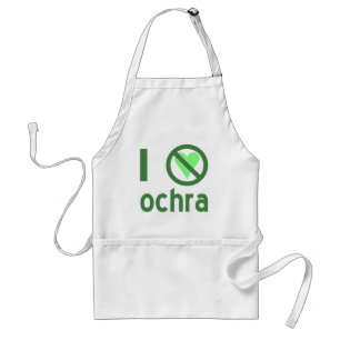 Tablier Je déteste Ochra Pas d'amour