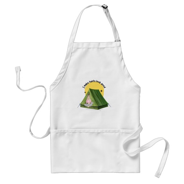 Tablier Je Fais De Tentes Un Bon Aspect - Camping Apron (Devant)