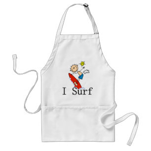 Tablier Je fais du surf T-shirts et cadeaux
