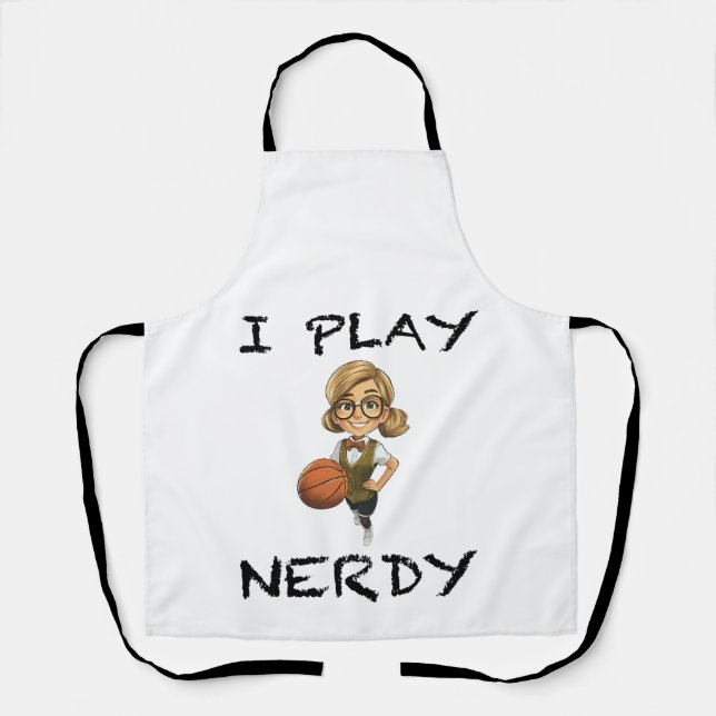 Tablier Je joue Nerdy (Recto)