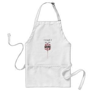 Tablier Je l'ai léché pour que c'est le mien amusant Apron