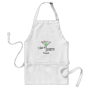 Tablier Je l'aime Martini sale 3