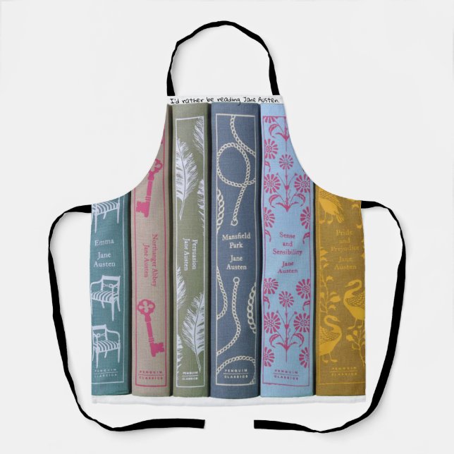 Tablier je préfère lire Jane Austen (Recto)