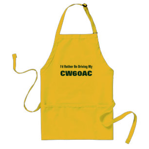 Tablier Je préférerais conduire ma CW60AC