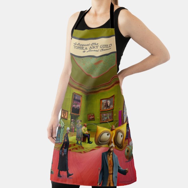 Tablier Je soutiens la Topeka Art Guild Apron (Insitu)