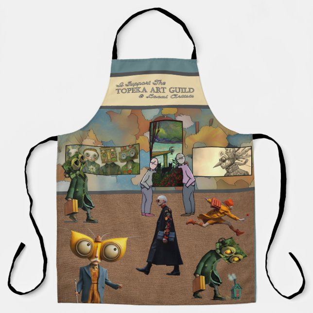 Tablier Je soutiens la Topeka Art Guild Apron (Recto)