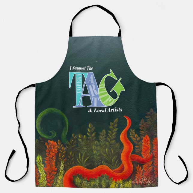 Tablier Je soutiens le Topeka Art Guild Design (Recto)
