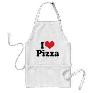 Tablier Je suis amoureux de Heart Pizza