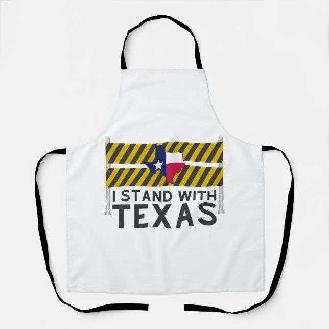 Tablier Je suis avec le Texas  (Recto)