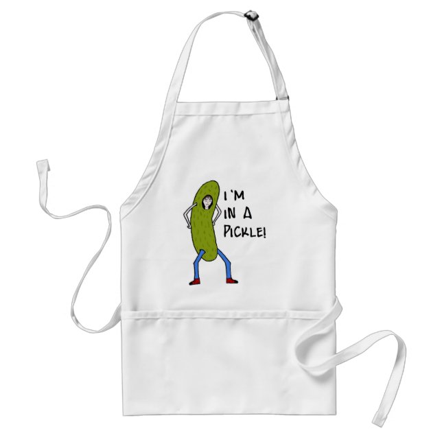 Tablier Je suis dans des conserves au vinaigre (Devant)