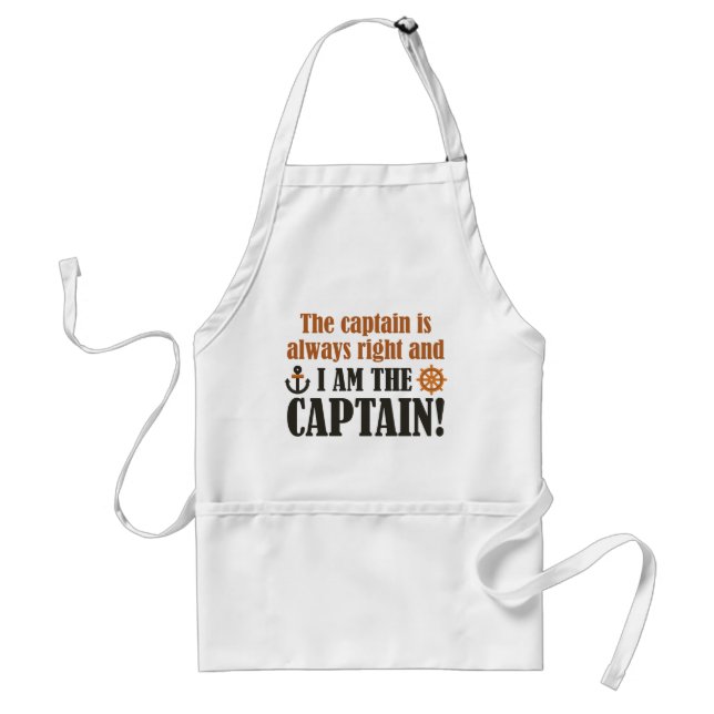 Tablier Je Suis Le Capitaine (Devant)