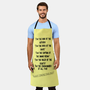 Tablier "Je suis le patron" Apron cuisine