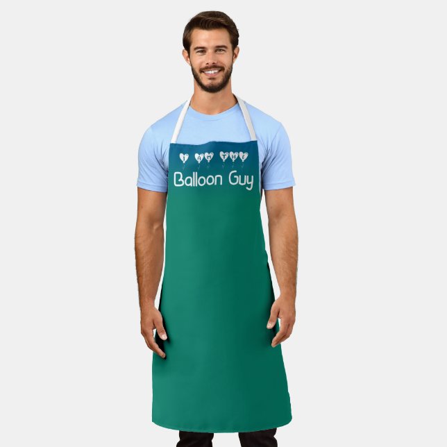 Tablier "Je suis le type des ballons" Apron (Porté)