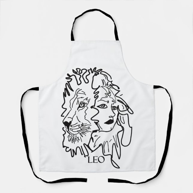 Tablier Je suis LEO (Recto)