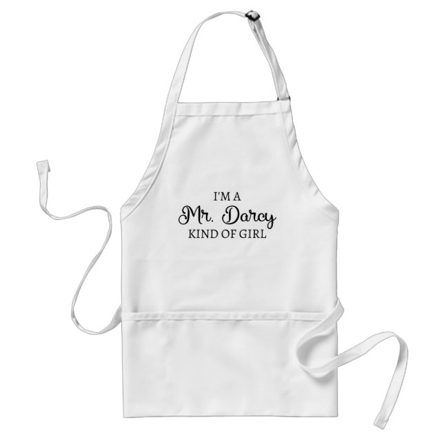 Tablier Je suis M. Darcy, genre de fille (Devant)