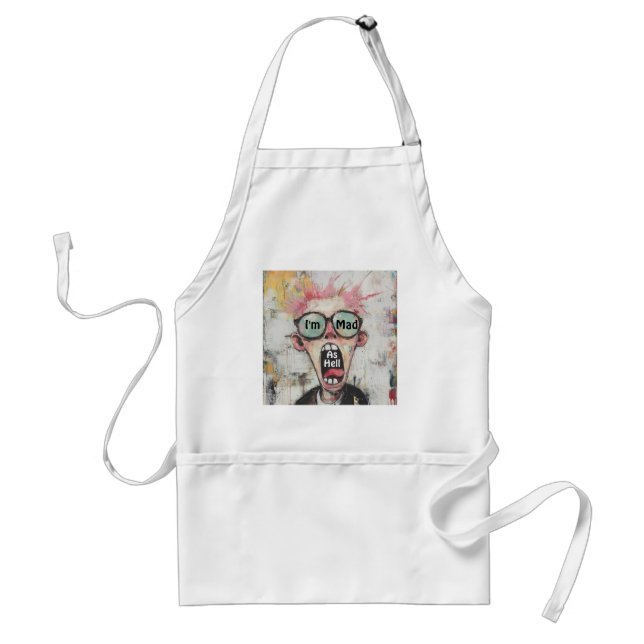 Tablier Je suis Mad As Hell Apron (Devant)