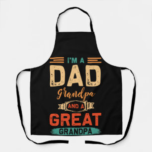 Tablier Je suis papa grand-père grand-père rien ne me fait