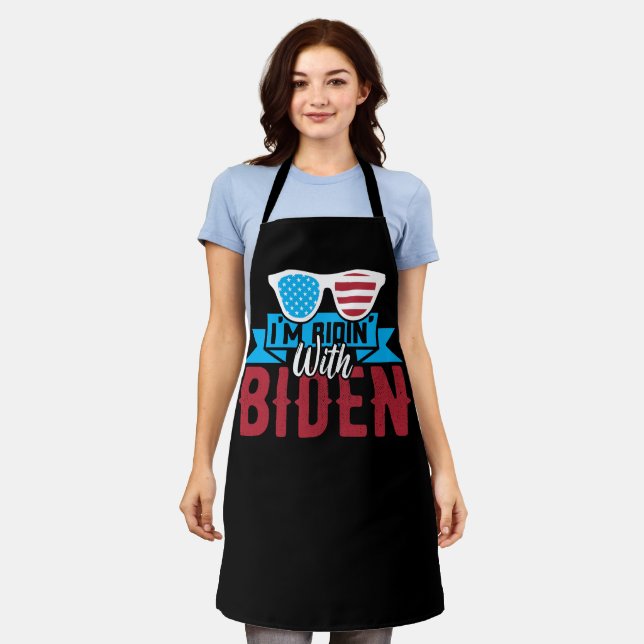 Tablier Je suis Ridin With Biden (Porté)