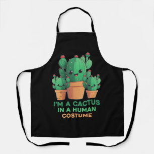 Tablier Je suis un cactus dans un costume humain Cactus et