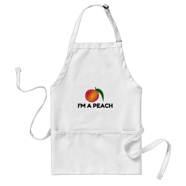 TABLIER JE SUIS UNE PEACH (Devant)